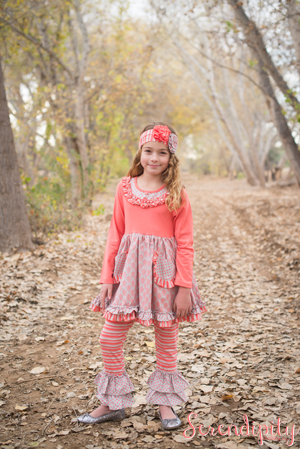 SWEET MAGNOLIA POCKET DRESS & RUFFLE LEGGING