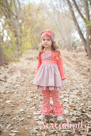 SWEET MAGNOLIA TUNIC TOP W/ RUFFLE BOTTOM