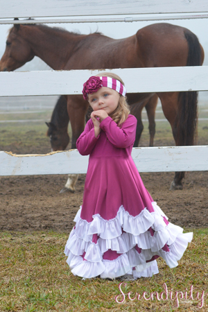 A2 Plum Twirl Dress